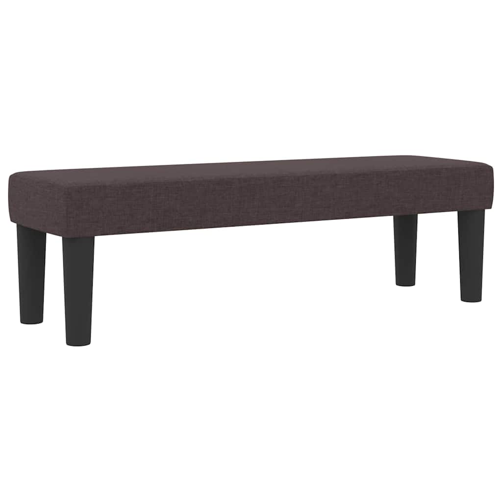 Box spring seng med hovedgærde Mørk Brun 180 x 200 cm Stof