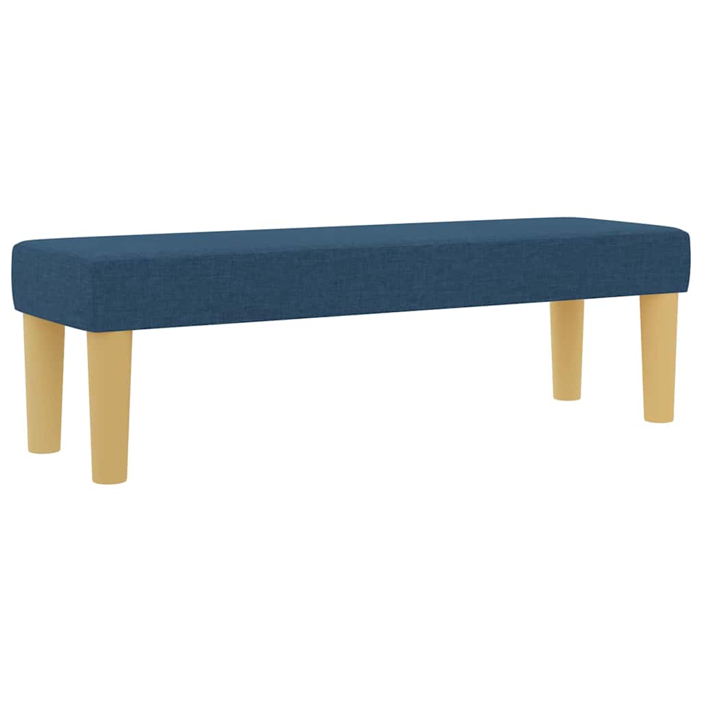 Box spring seng med hovedgærde Blå 200 x 180 cm Stof