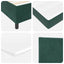 Box spring seng med hovedgærde Mørkegrøn 200 x 100 cm Fløjl