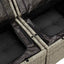 Havesofa Sæt 7 stk. Lysegrå polyrattan