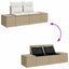 Havesofa Sæt 6 stk. 6-Antal sæder Beige og creme Poly rattan
