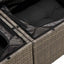 Havesofa Sæt 9 stk. 8-Antal sæder Grå Polyrattan