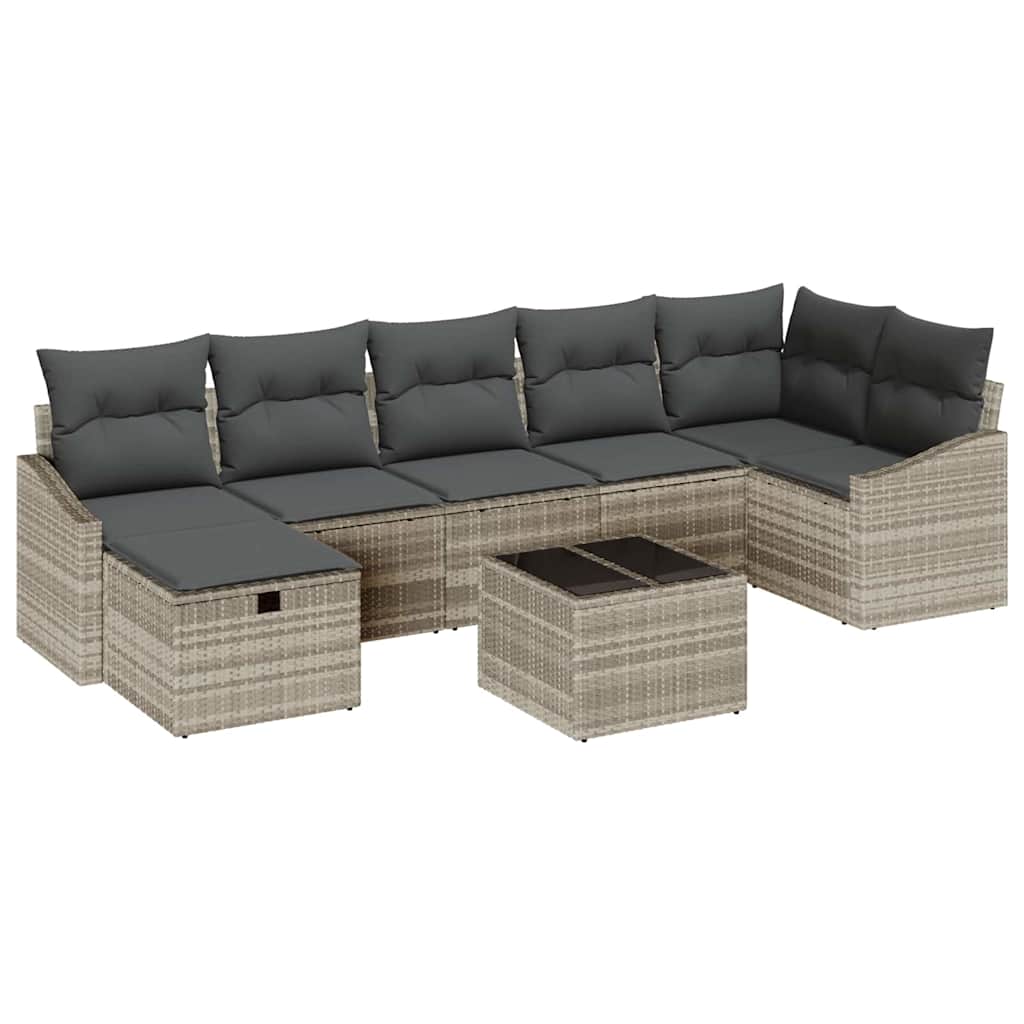 Sofa Sæt 8 stk. polyrattan