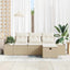 Havesofa Sæt 4 stk. polyrattan