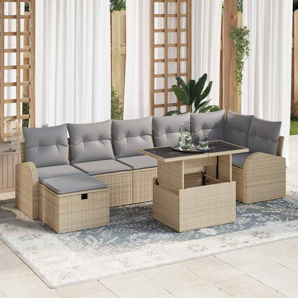 8 stk. Beige