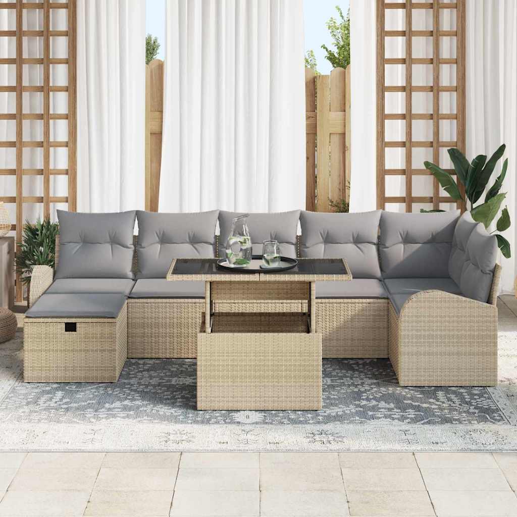8 stk. Beige