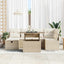 Havesofa Sæt 10 stk. polyrattan