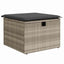 Havesofa Sæt 4 stk. Poly rattan