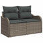 Havesofa Sæt 7 stk. Poly rattan