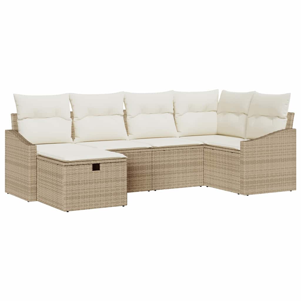 Sofa Sæt 7 stk. polyrattan