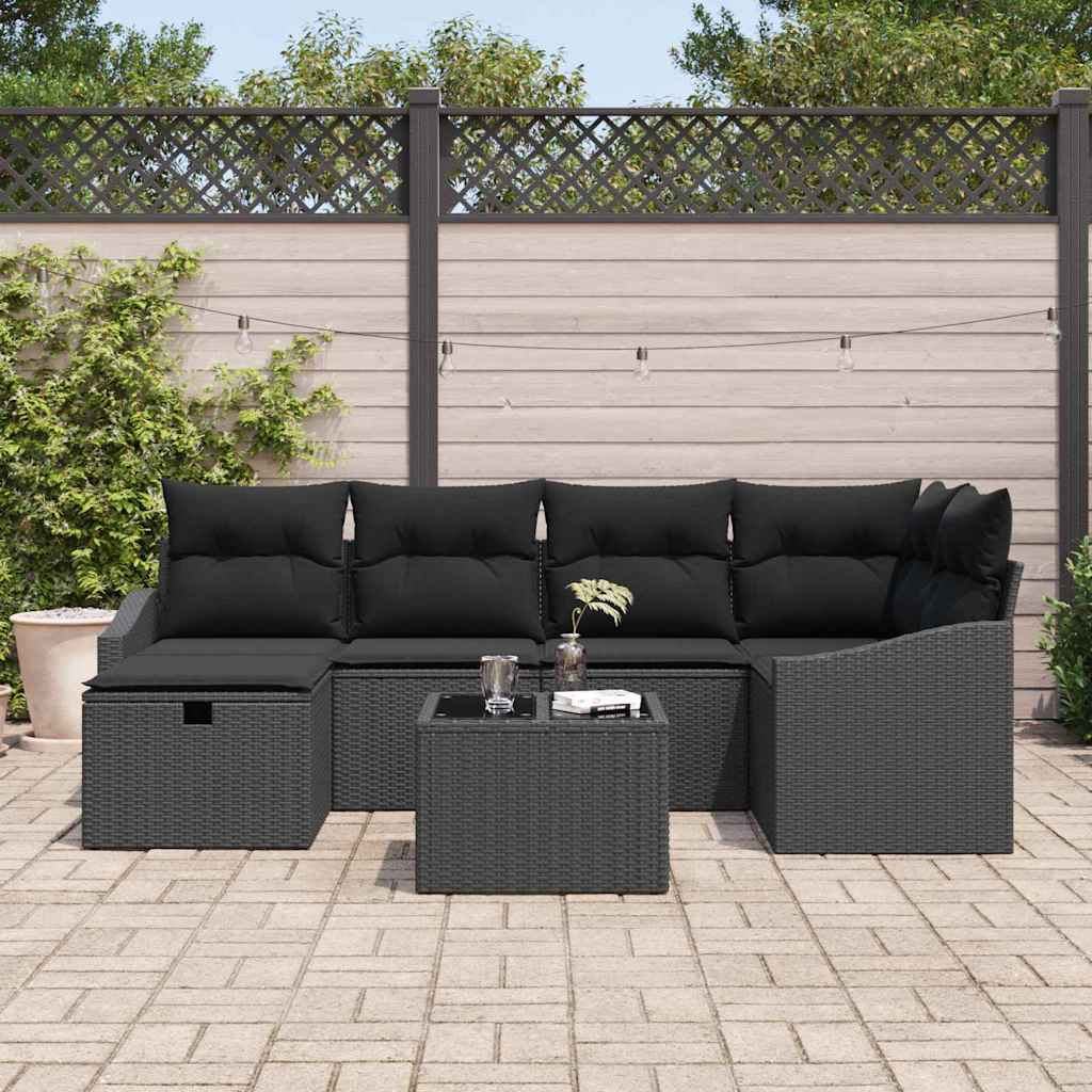 Sofa Sæt 7 stk. polyrattan