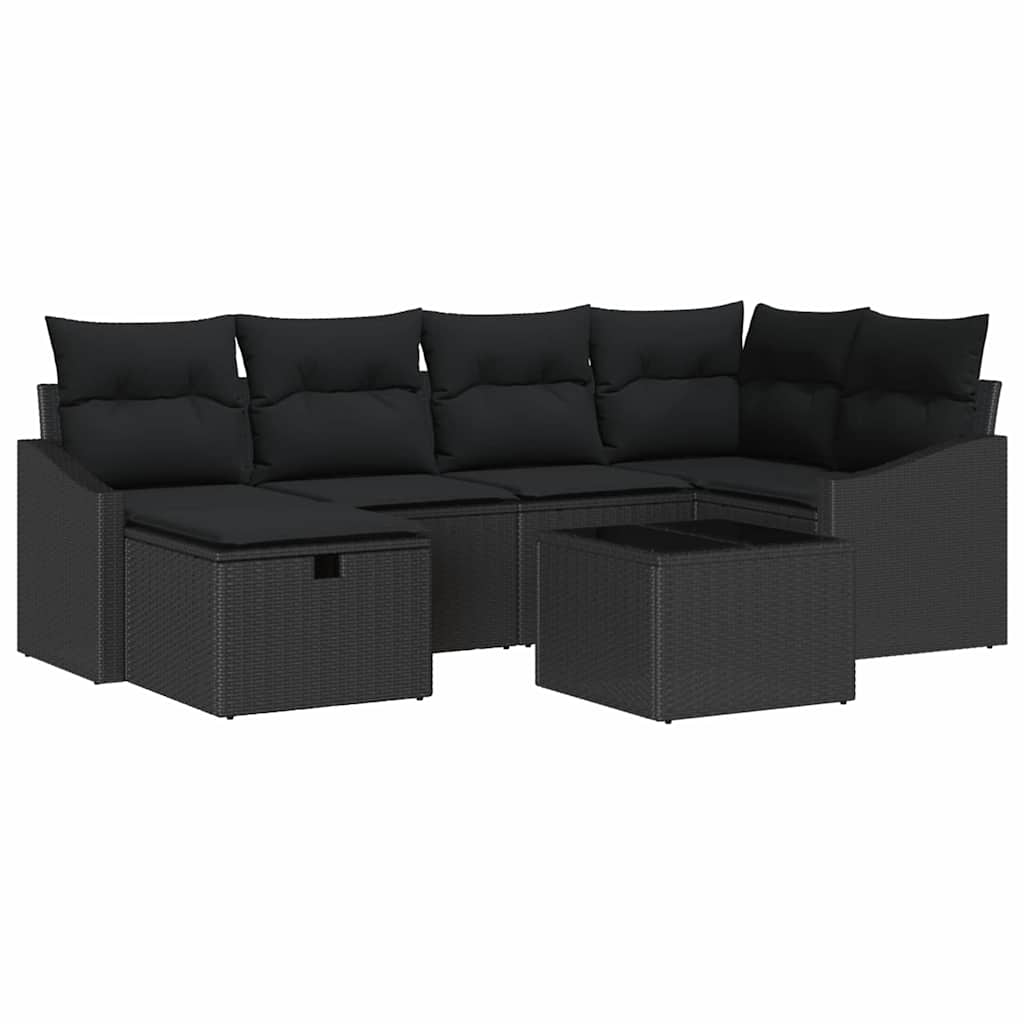 Sofa Sæt 7 stk. polyrattan