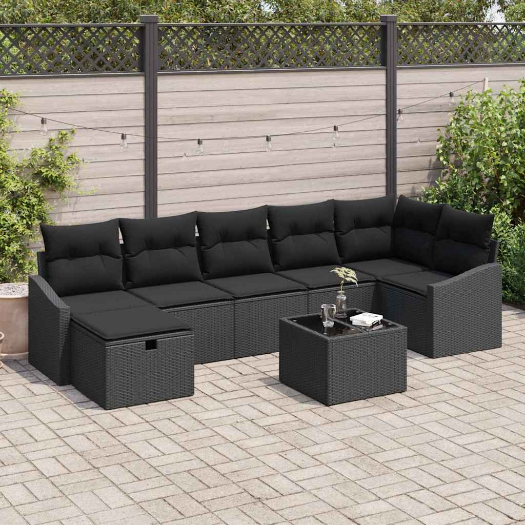 Sofa Sæt 8 stk. polyrattan