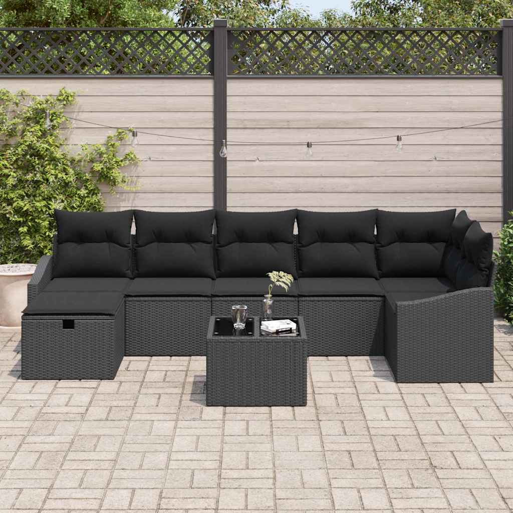 Sofa Sæt 8 stk. polyrattan