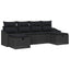 Sofa Sæt 6 stk. polyrattan