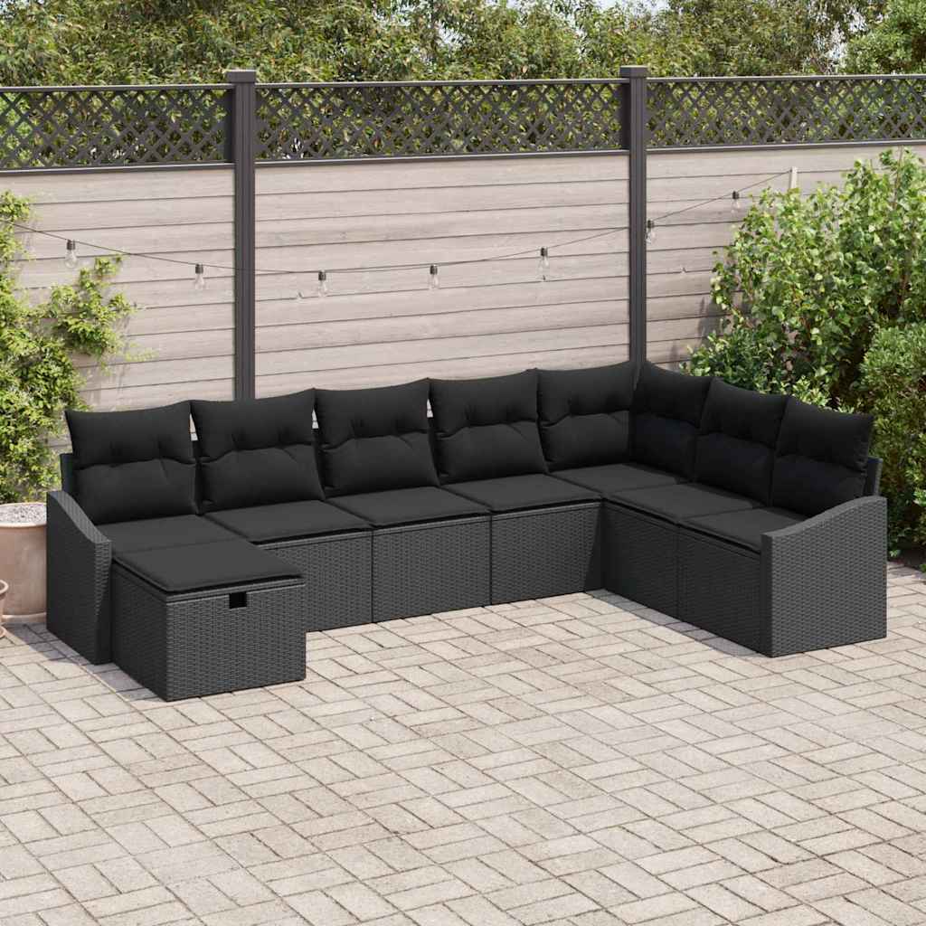 Sofa Sæt 8 stk. polyrattan
