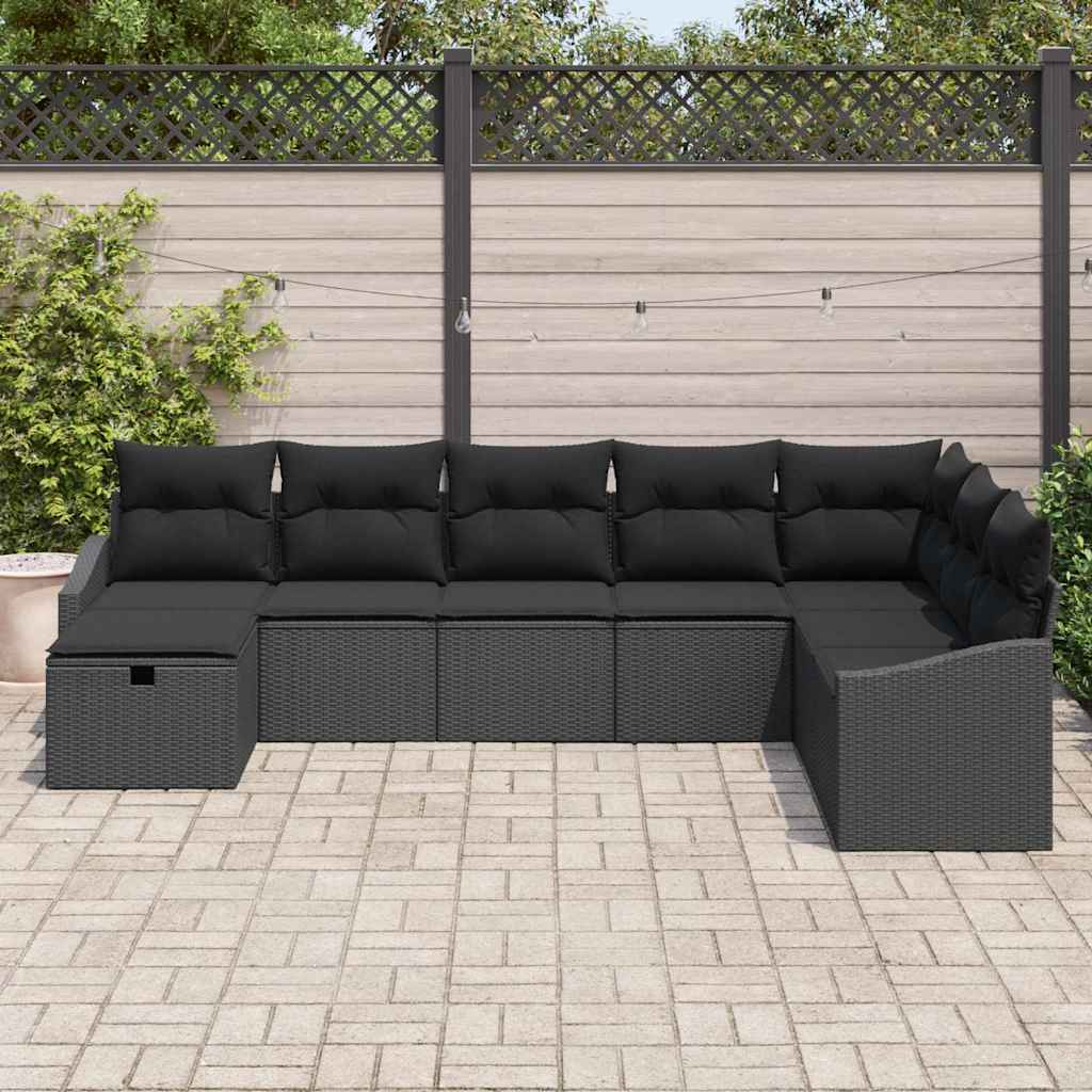 Sofa Sæt 8 stk. polyrattan