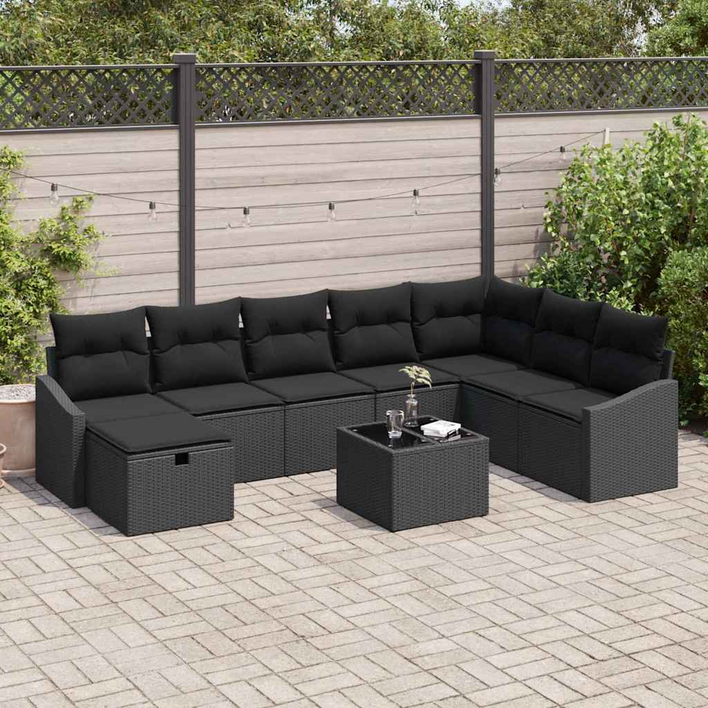 Sofa Sæt 8 stk. polyrattan