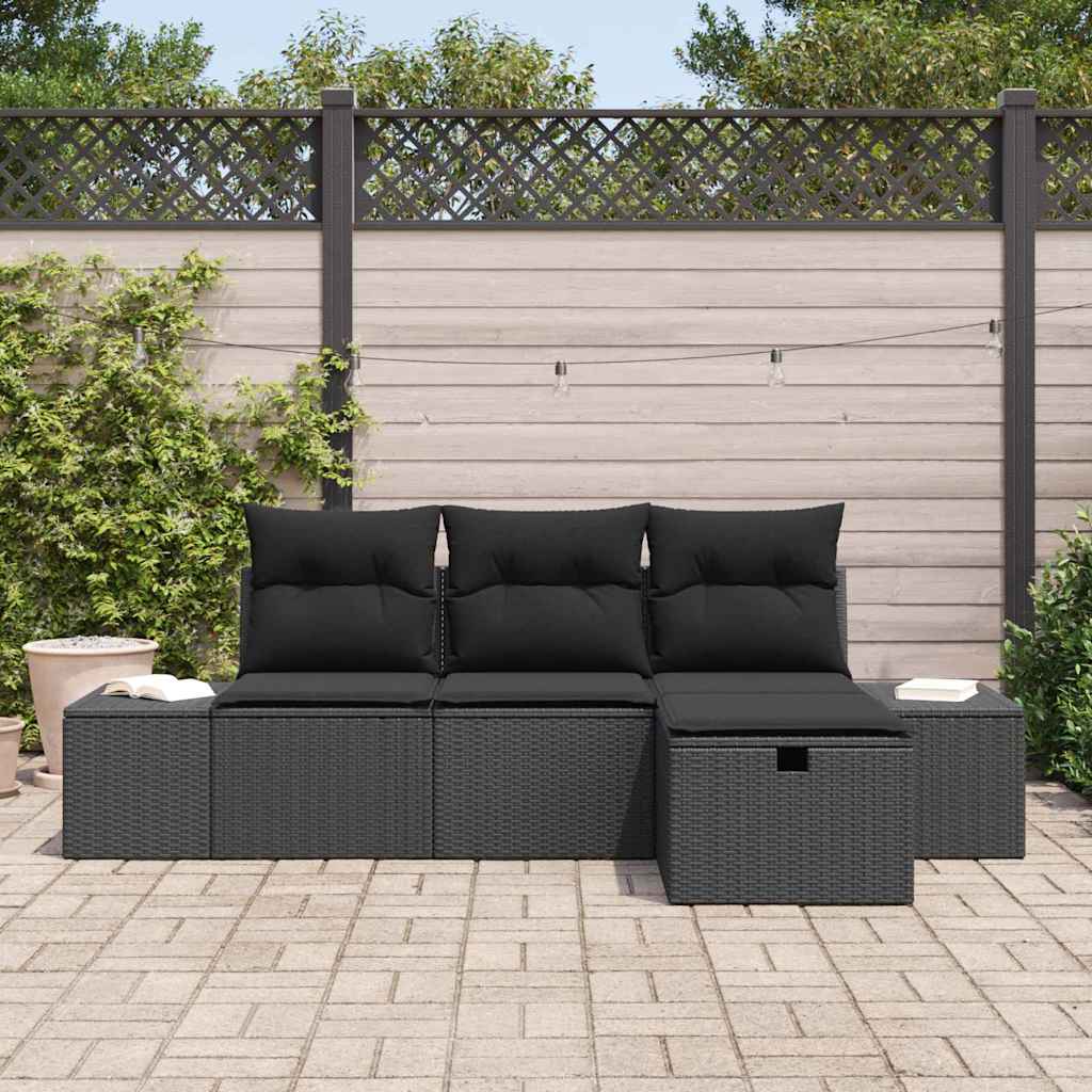 Sofa Sæt 4 stk. polyrattan
