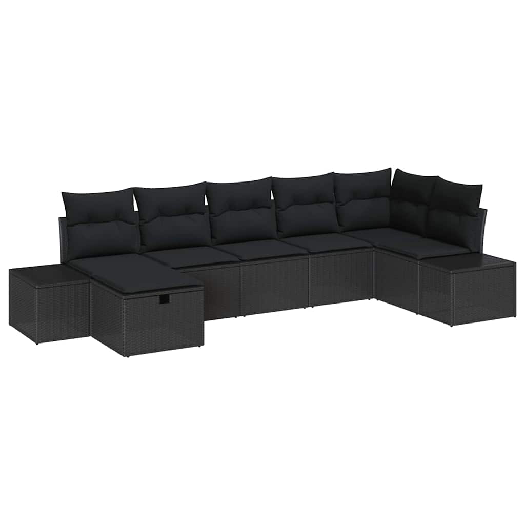Sofa Sæt 7 stk. polyrattan