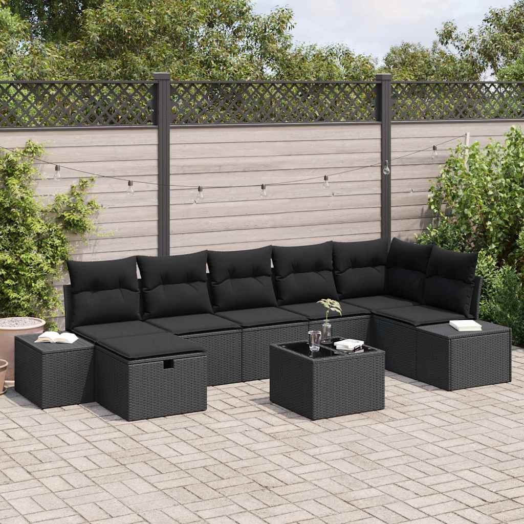 Sofa Sæt 8 stk. polyrattan