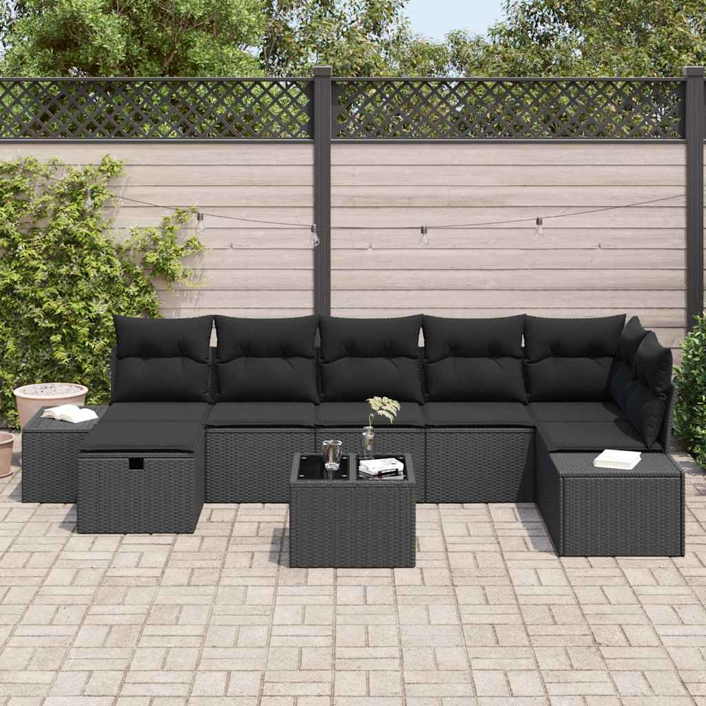 Sofa Sæt 8 stk. polyrattan