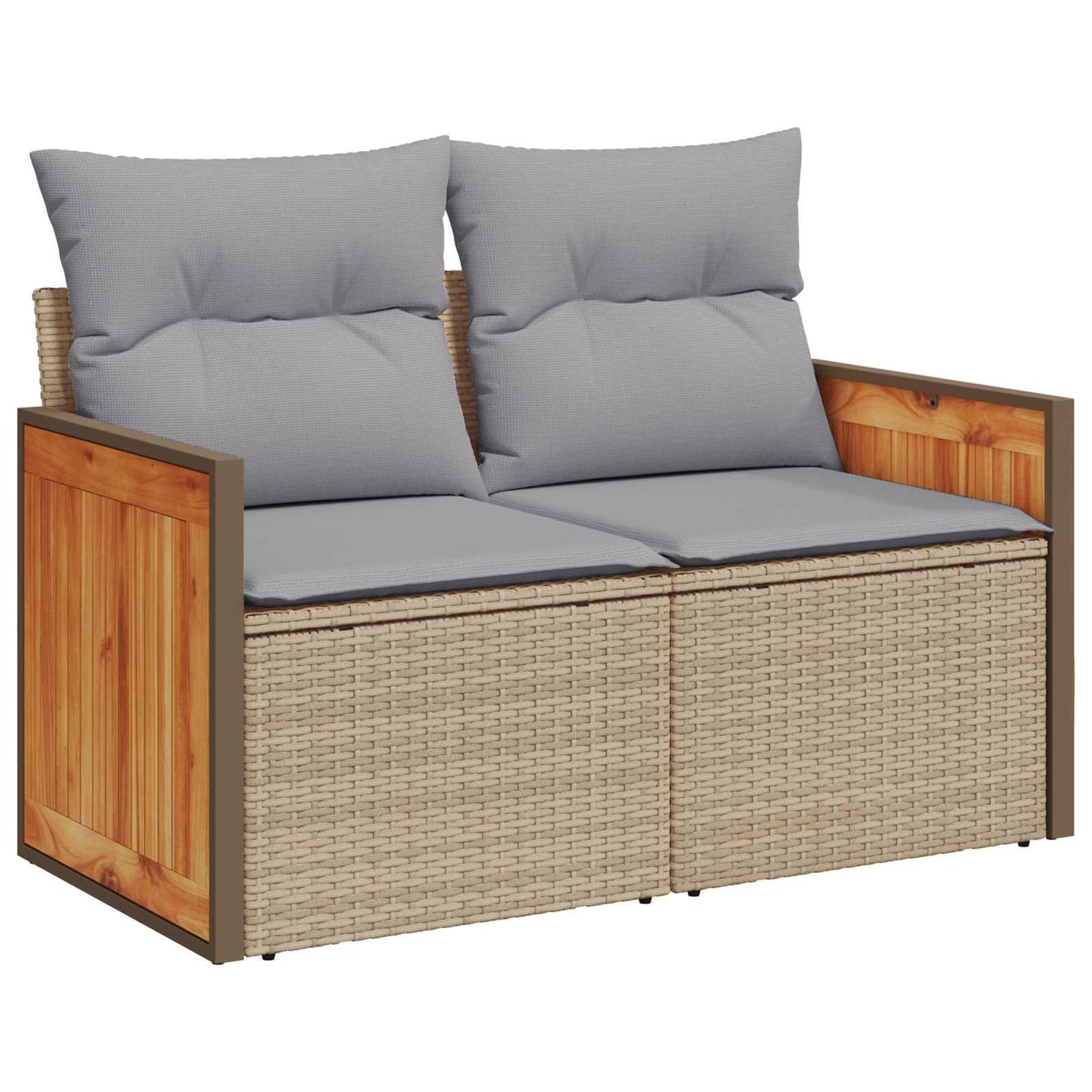 Havesofa Sæt 14 stk. 14-Antal sæder Beige og lys grå
