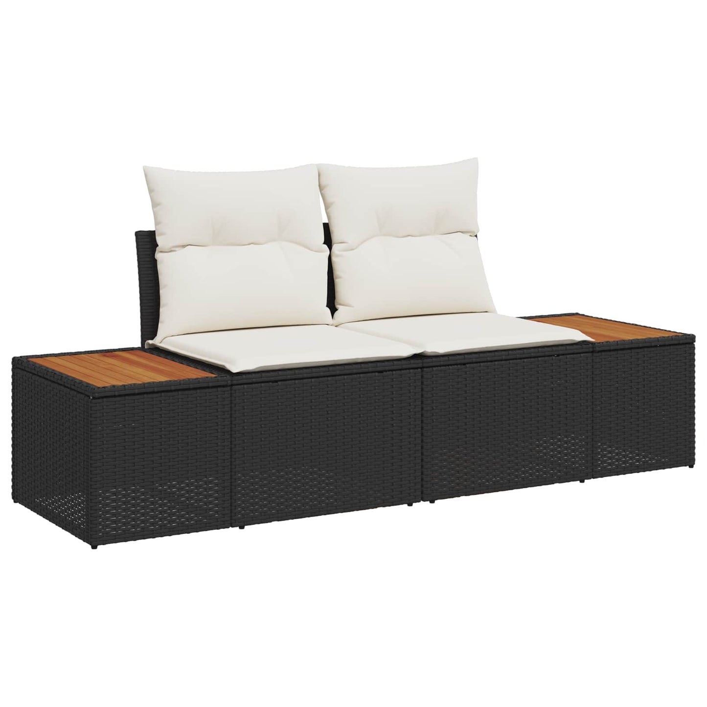 Havesofa Sæt 11 stk. 10-Antal sæder Sort og Cream