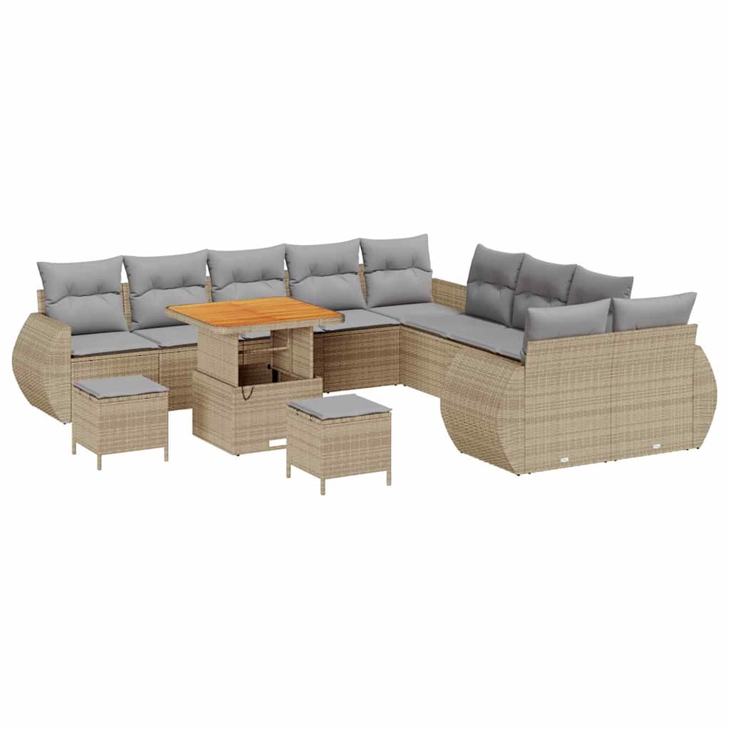 Havesofa Sæt 13 stk. 13-Antal sæder beige og lysegrå