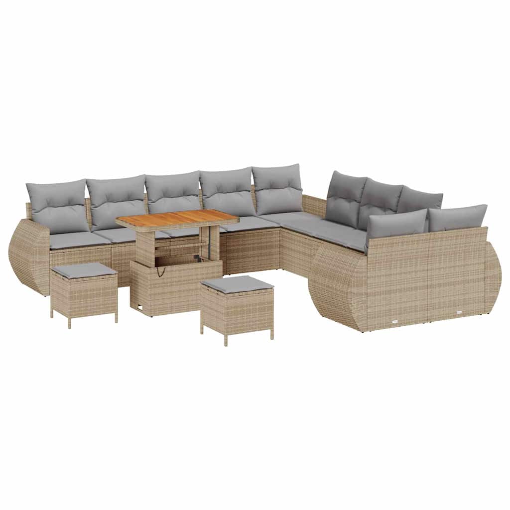 Havesofa Sæt 13 stk. 13-Antal sæder beige og lysegrå