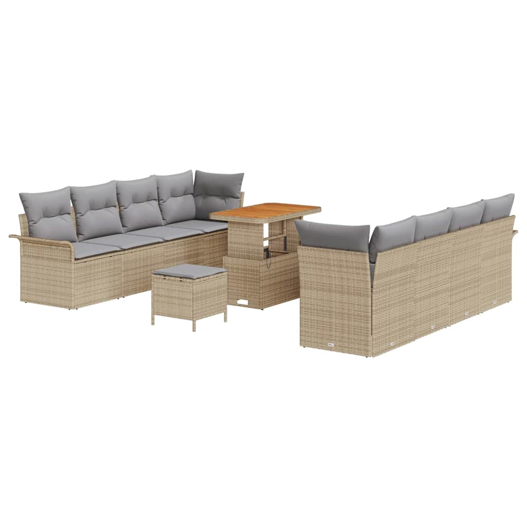 Havesofa Sæt Beige og lys grå