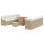 Havesofa Sæt 11 stk. 10-Antal sæder Beige og creme