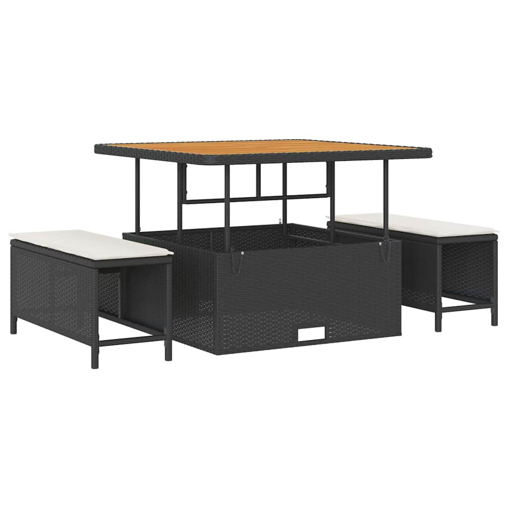 Havesofa Sæt 8 stk. 7-Antal sæder Sort og Cream