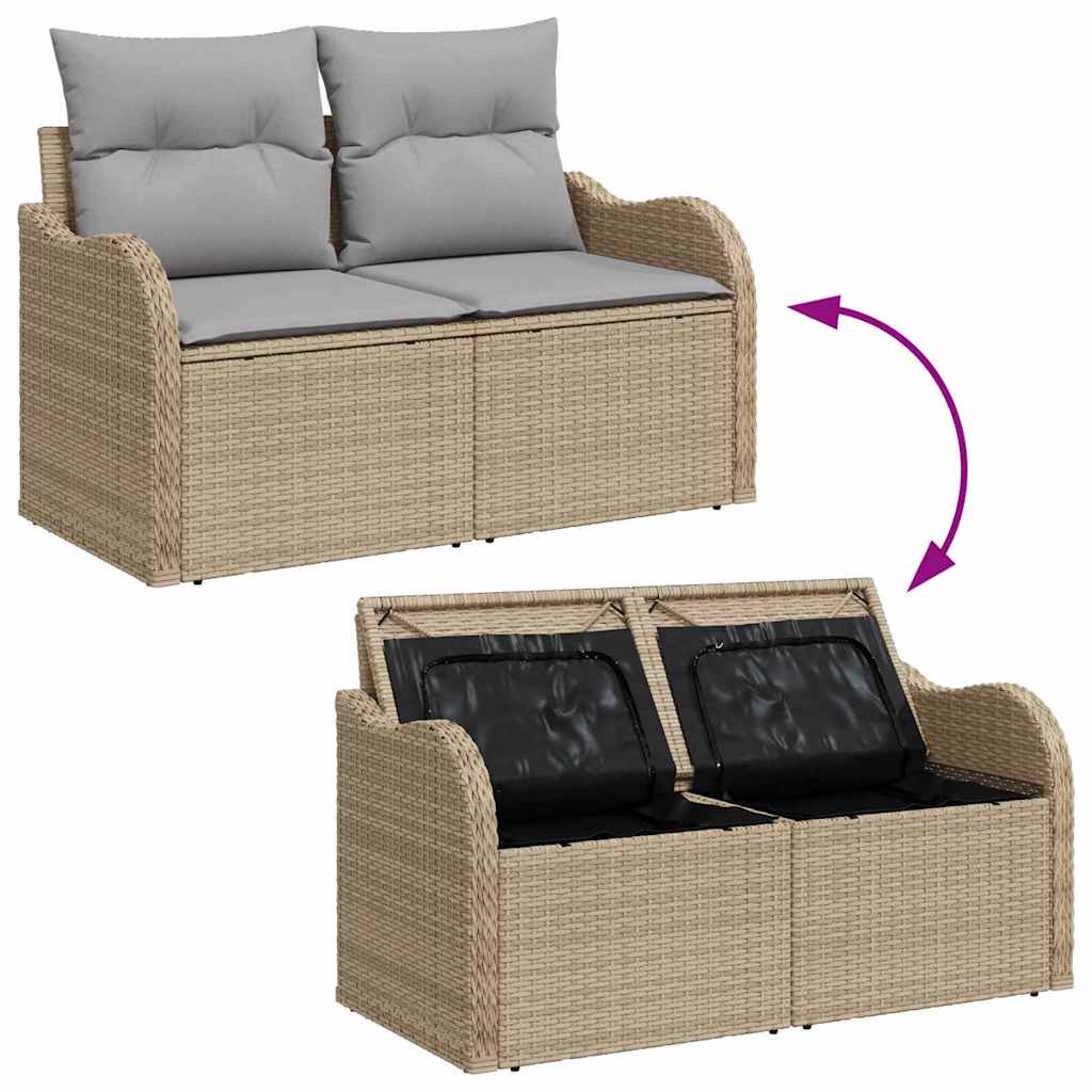 Havesofa Sæt 13 stk. 12-Antal sæder Beige og lys grå