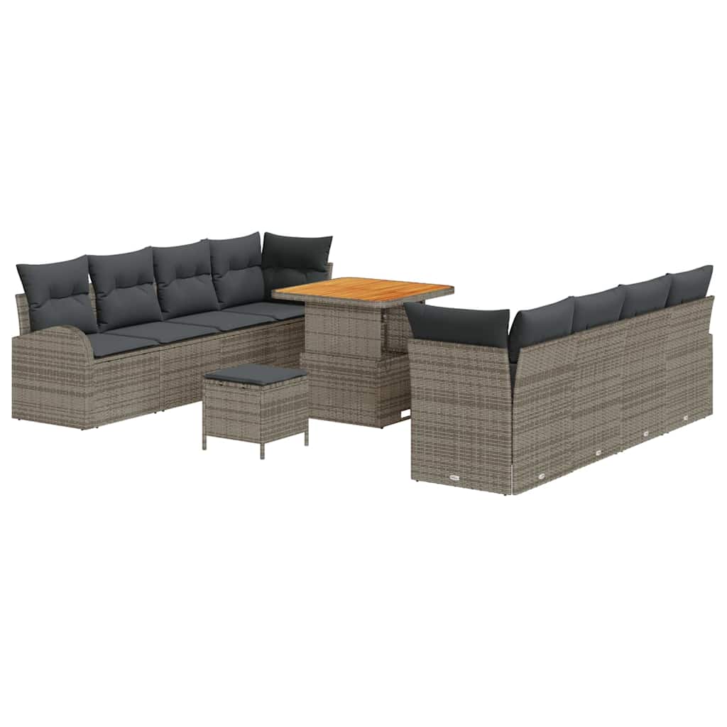 Havesofa Sæt 11 stk. 10-Antal sæder Grå