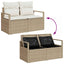 Havesofa Sæt 8 stk. 7-Antal sæder Beige og creme