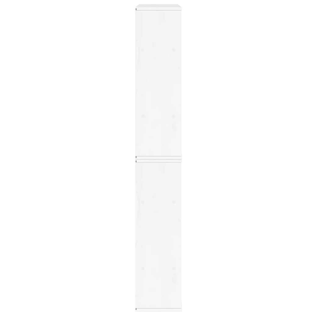 sidekabinetter 5 stk ODDA 40x24x79 cm massivt fyrretræ hvid