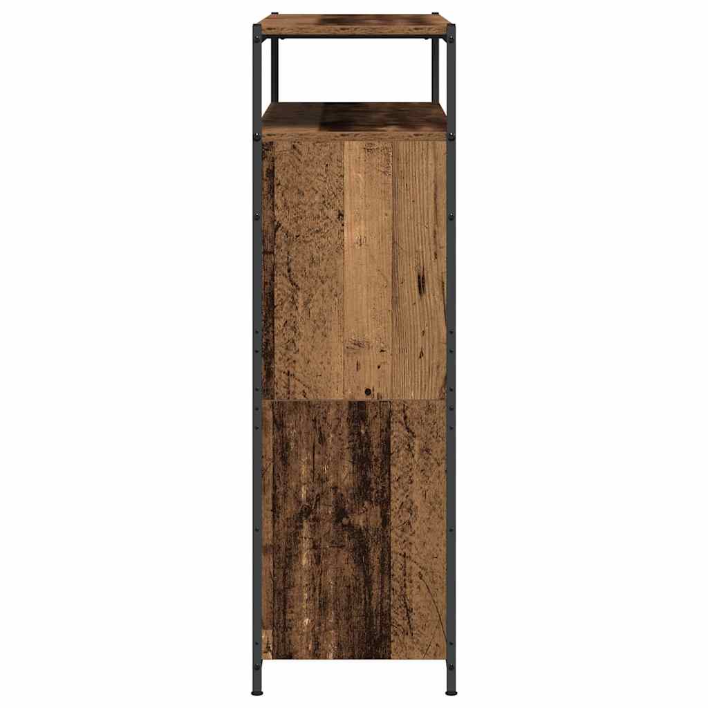 Sko skab 100 x 34 x 112 cm Konstrueret træ Gammelt træ