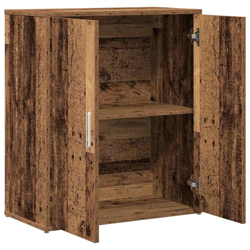 Sideboard 2 stk. Gammelt træ 60 x 31 x 70 cm Konstrueret træ