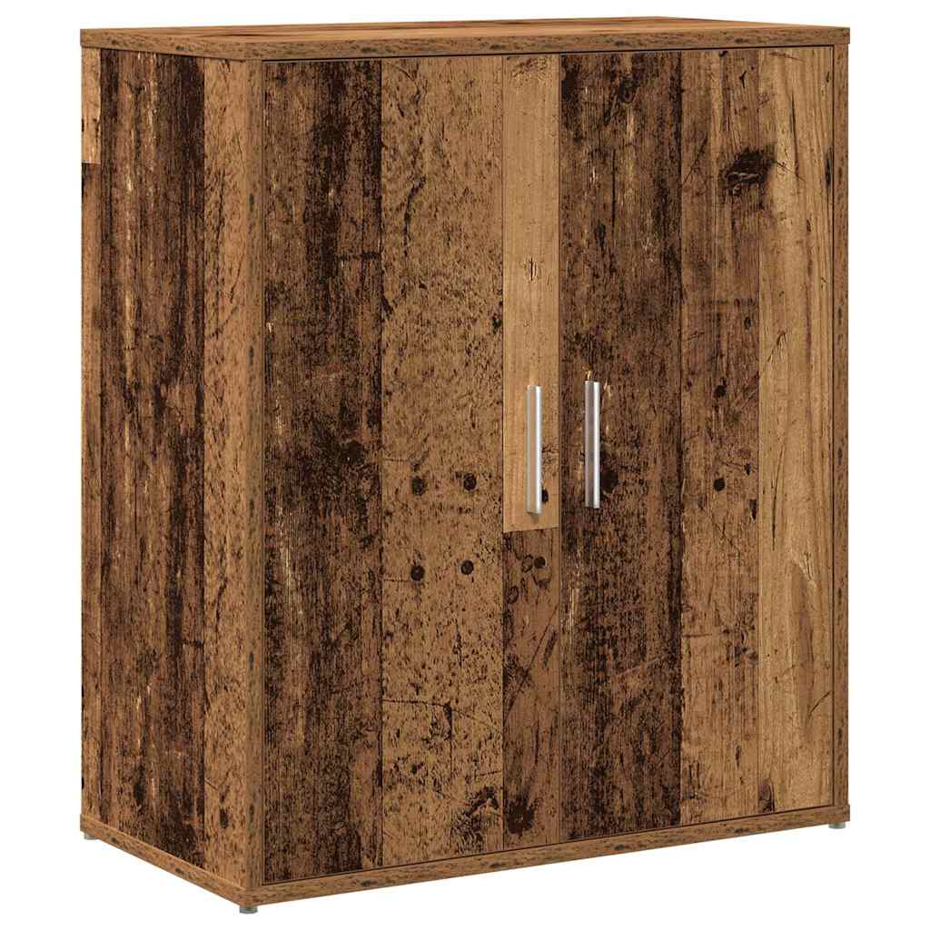 Sideboard 2 stk. Gammelt træ 60 x 31 x 70 cm Konstrueret træ