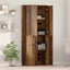 Highboard 70 x 33,5 x 180 cm Konstrueret træ Gammelt træ