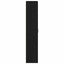 Highboard 70 x 33,5 x 180 cm Konstrueret træ Sort eg