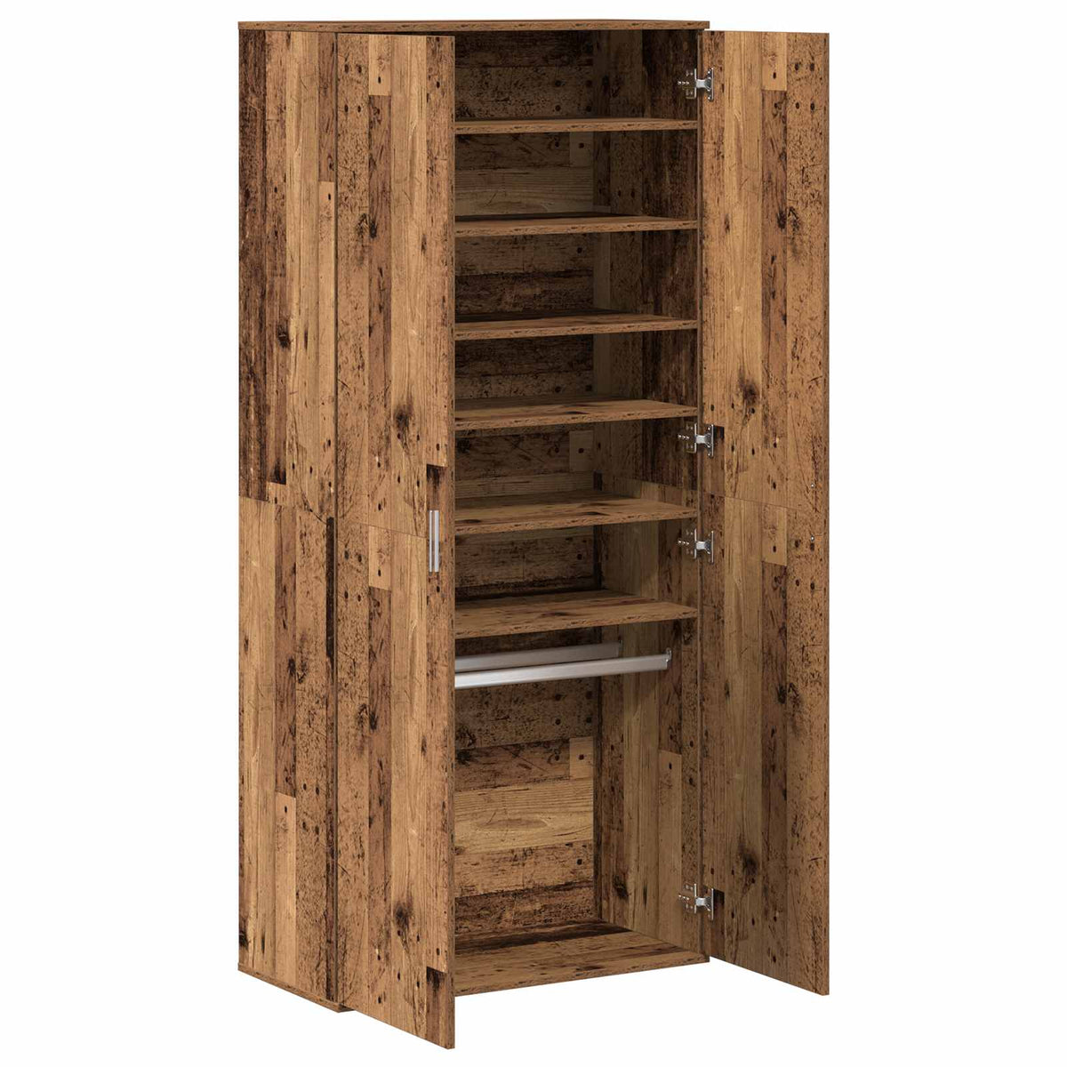 Highboard 80 x 39 x 178 cm Konstrueret træ Gammelt træ