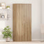 Highboard 80 x 39 x 178 cm Konstrueret træ Artisan-eg