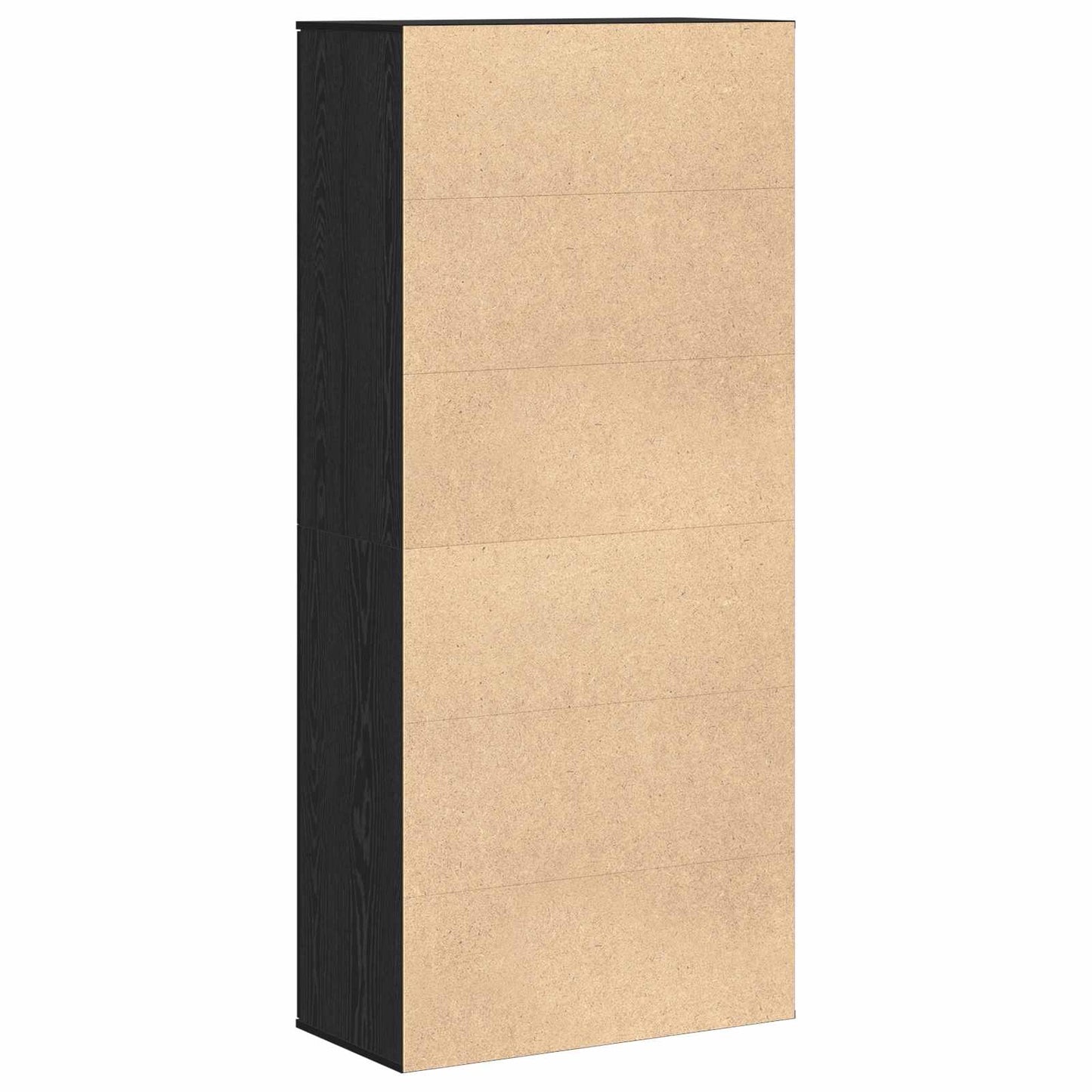 Highboard 80 x 39 x 178 cm Konstrueret træ Sort eg