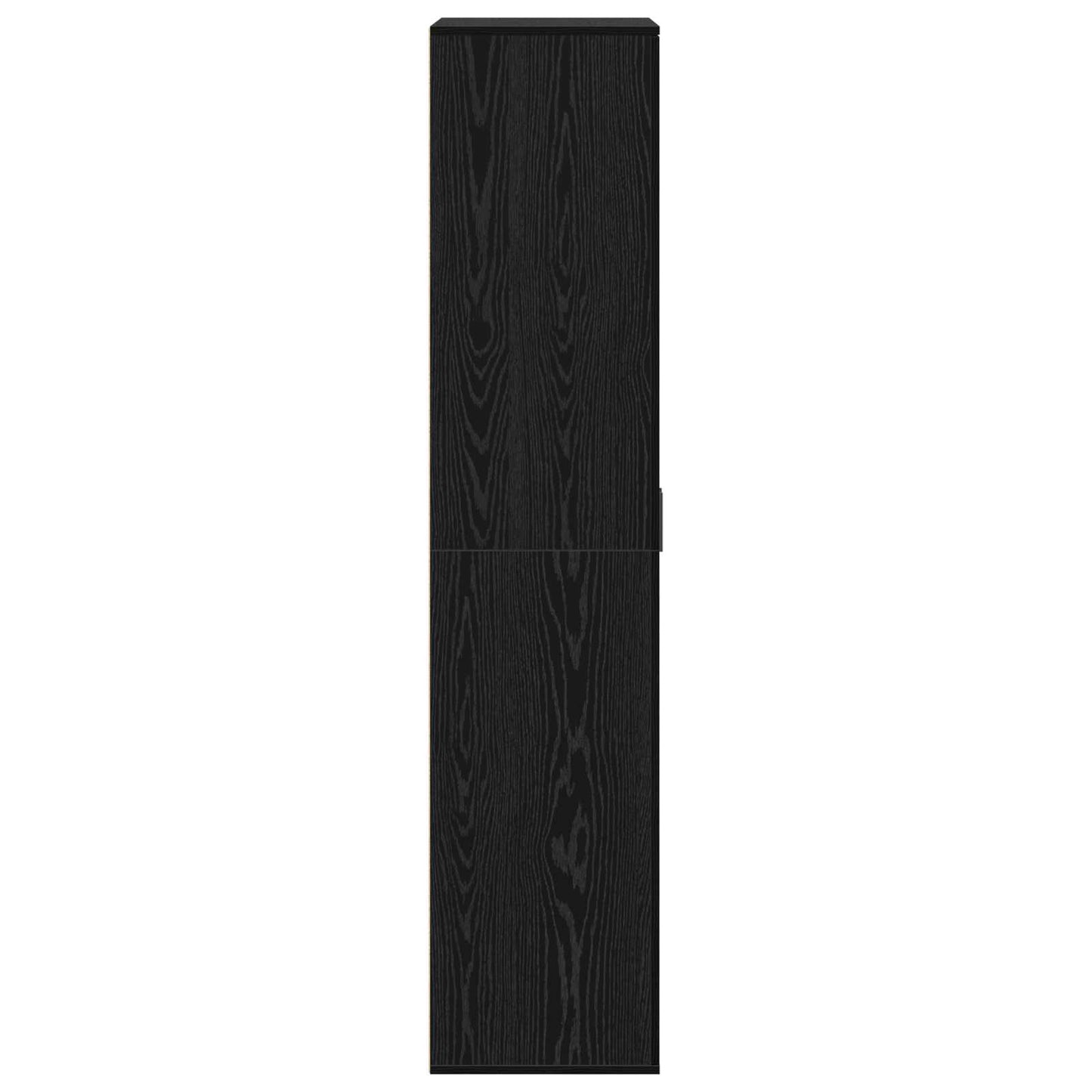 Highboard 80 x 39 x 178 cm Konstrueret træ Sort eg