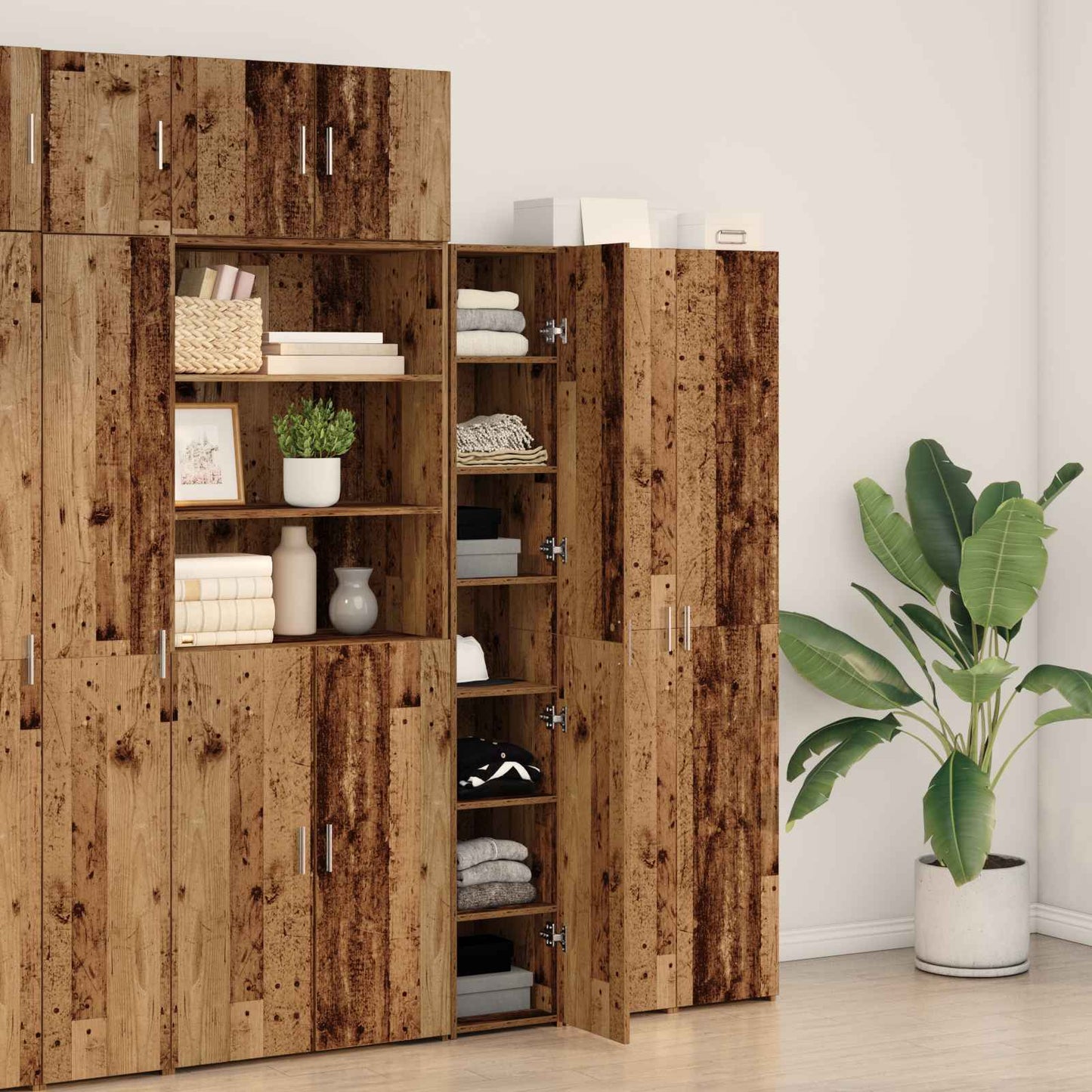 Highboard Gammelt træ 30 x 42,5 x 185 cm