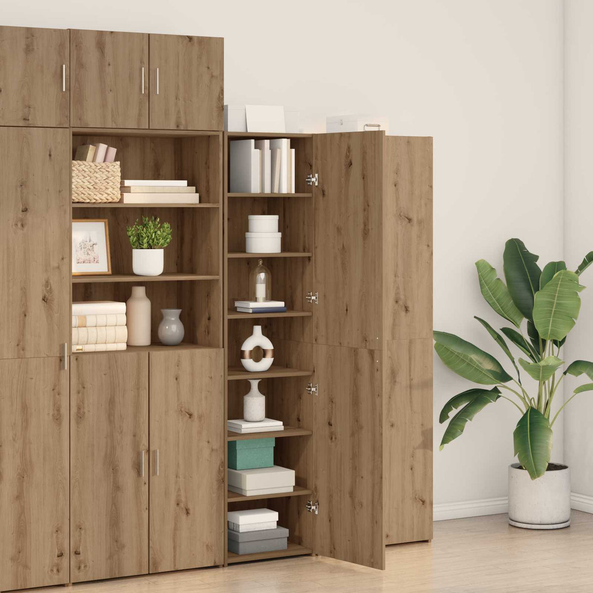 Highboard Artisan Egetræ 45 x 42,5 x 185 cm