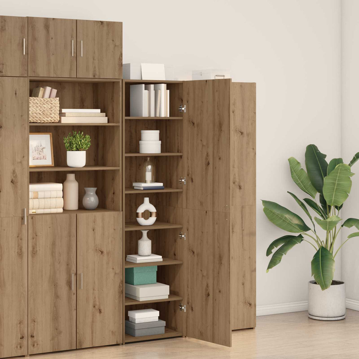 Highboard Artisan Egetræ 50 x 42,5 x 185 cm