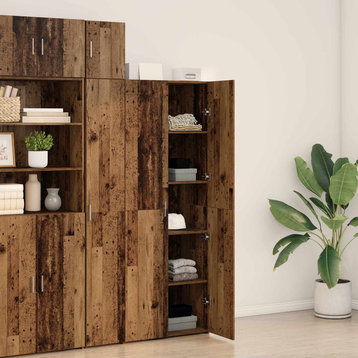 Highboard Gammelt træ 70 x 42,5 x 185 cm